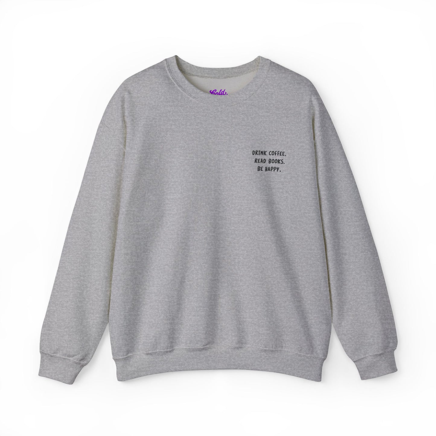 Coffee, Books, Happiness Unisex Heavy Blend™ Crewneck Sweatshirt