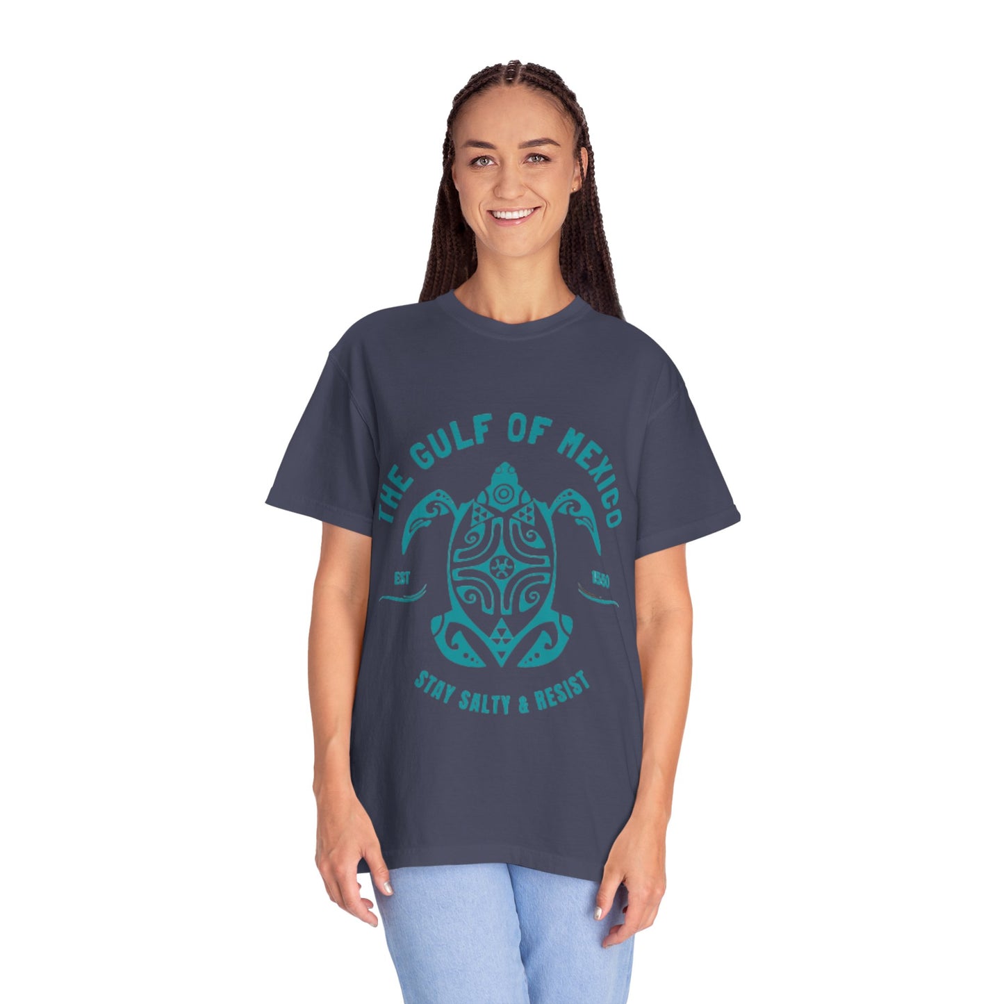 Gulf of Mexico Graphic T-Shirt (Teal Text)