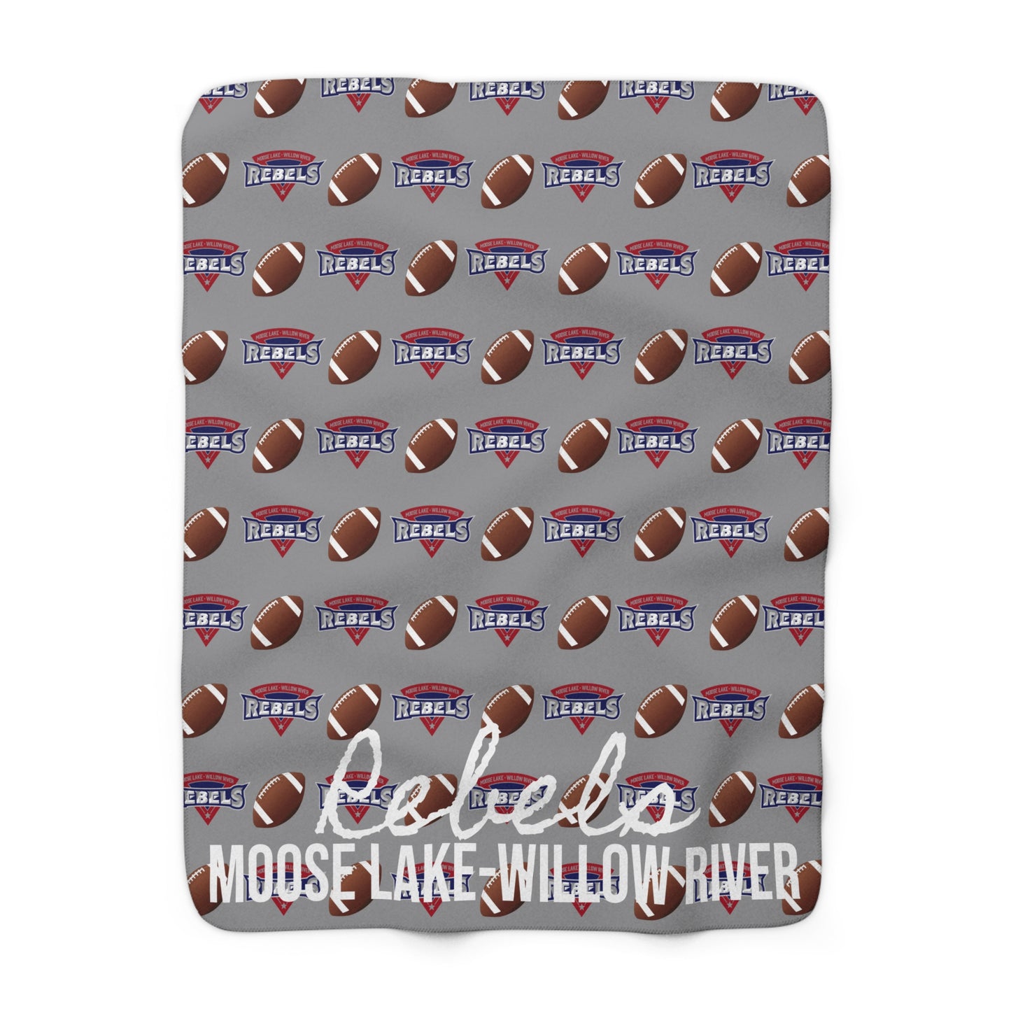 ML-WR Football - Sherpa Fleece Blanket