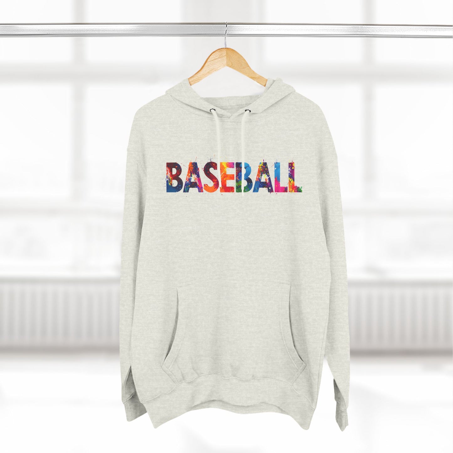 Baseball - Paint Splatter Hoodie