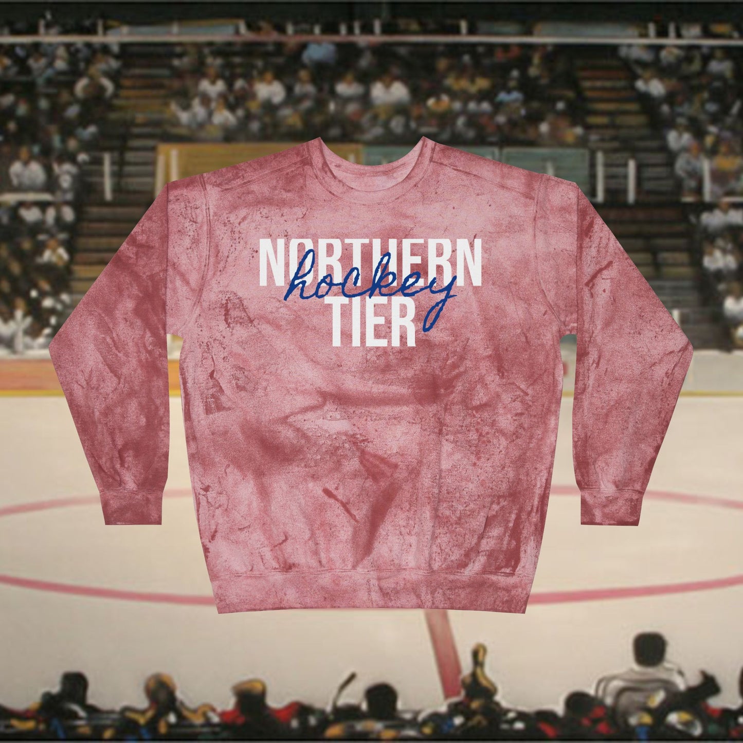 Central MN (1) High School Hockey - Tie Dye Sweatshirt