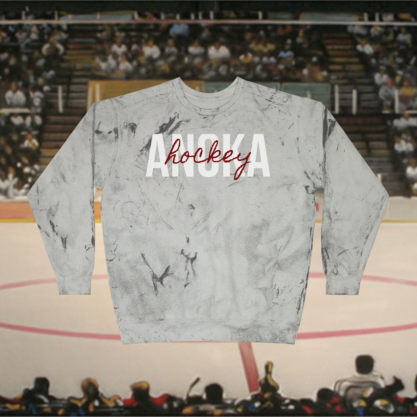 Central MN (1) High School Hockey - Tie Dye Sweatshirt