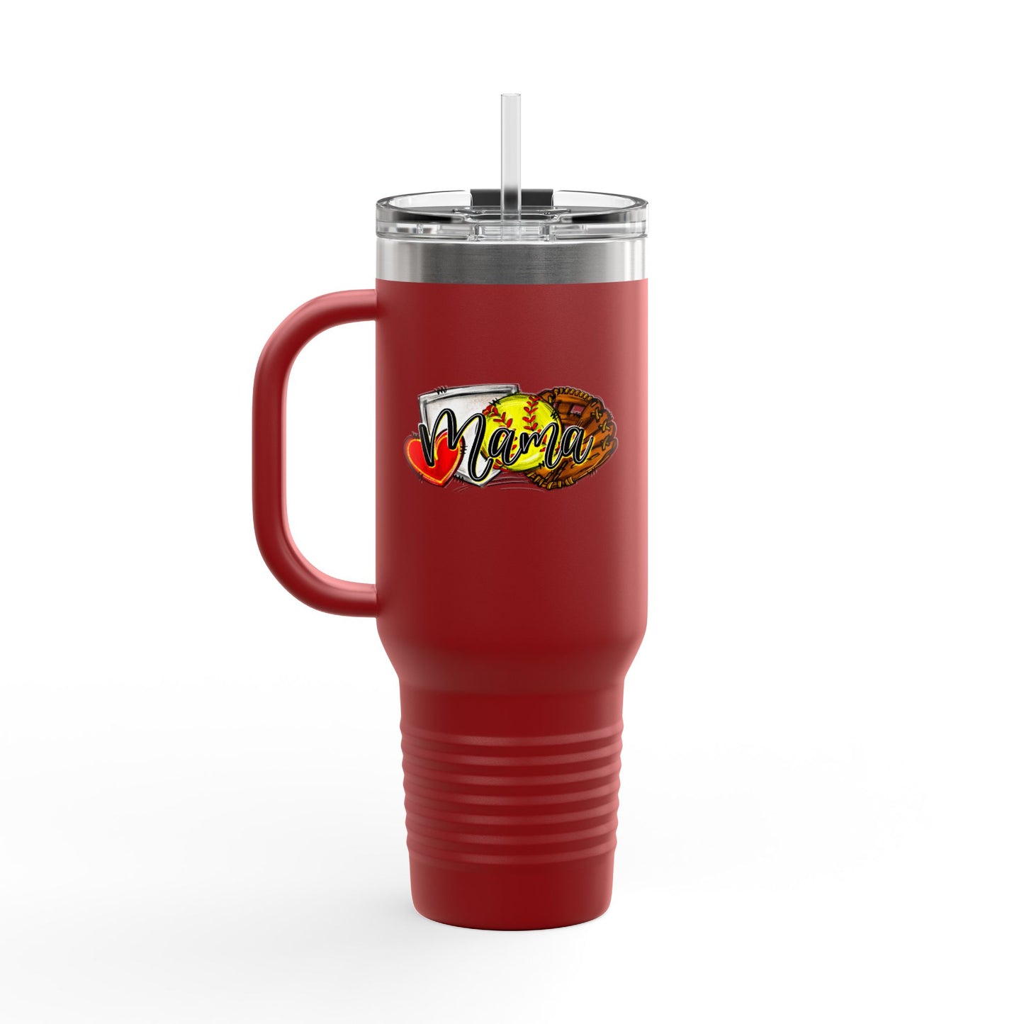 Softball Insulated Travel Mug - 40oz