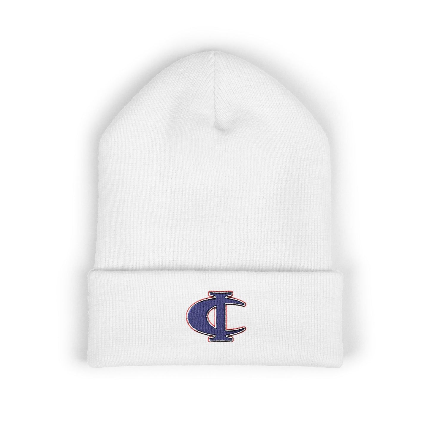 C-I Embroidered Classic Cuffed Beanie