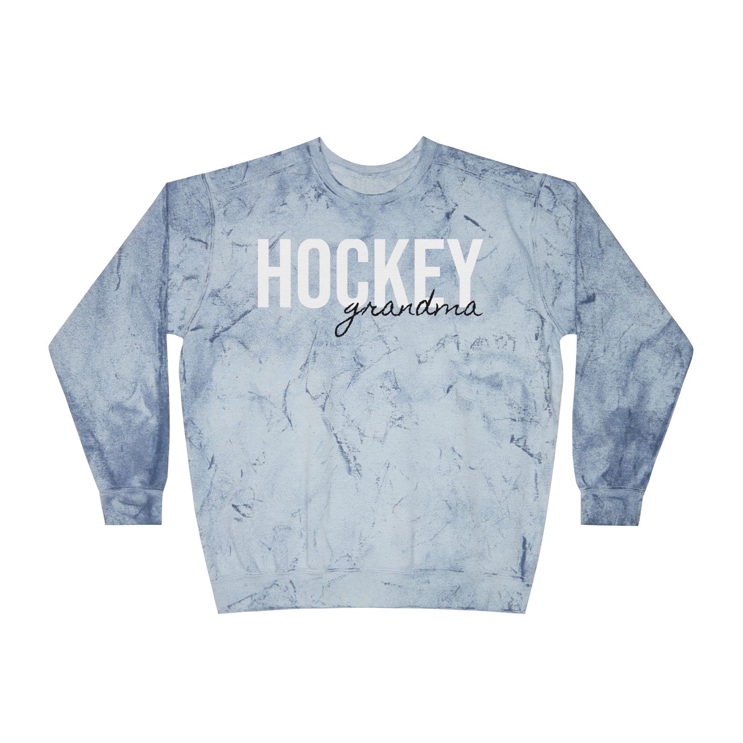 Hockey Grandma Tie Dye Sweatshirt