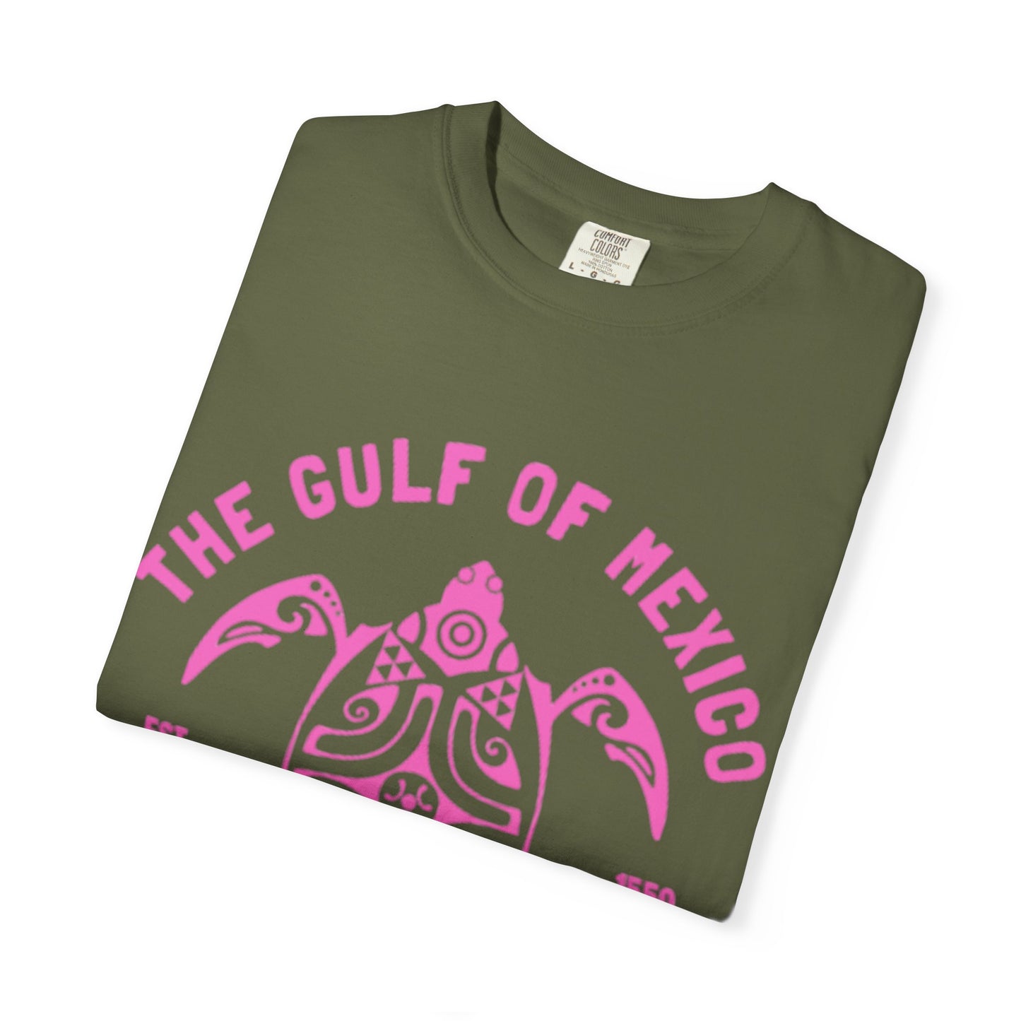Gulf of Mexico Graphic T-Shirt (PinkText)