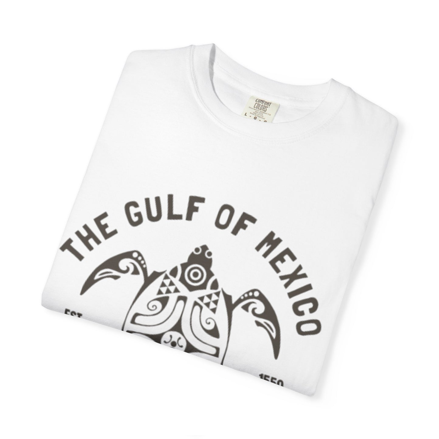 Gulf of Mexico Graphic T-Shirt (Brown Text)