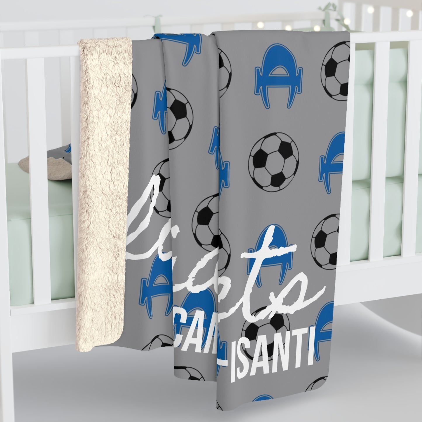 C-I Soccer - Sherpa Fleece Blanket