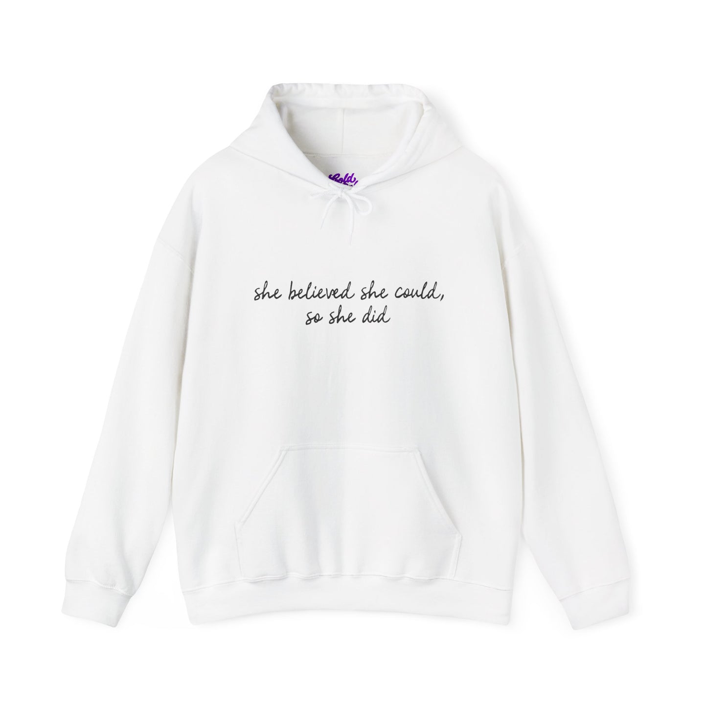 So She Did Unisex Heavy Blend™ Hooded Sweatshirt