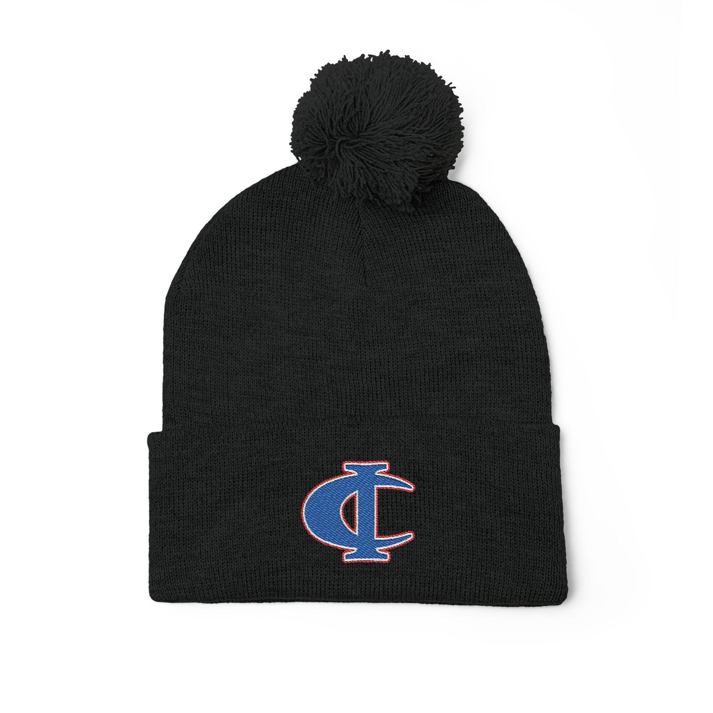 C-I Bluejackets - Embroidered Beanie w/Pom-Pom