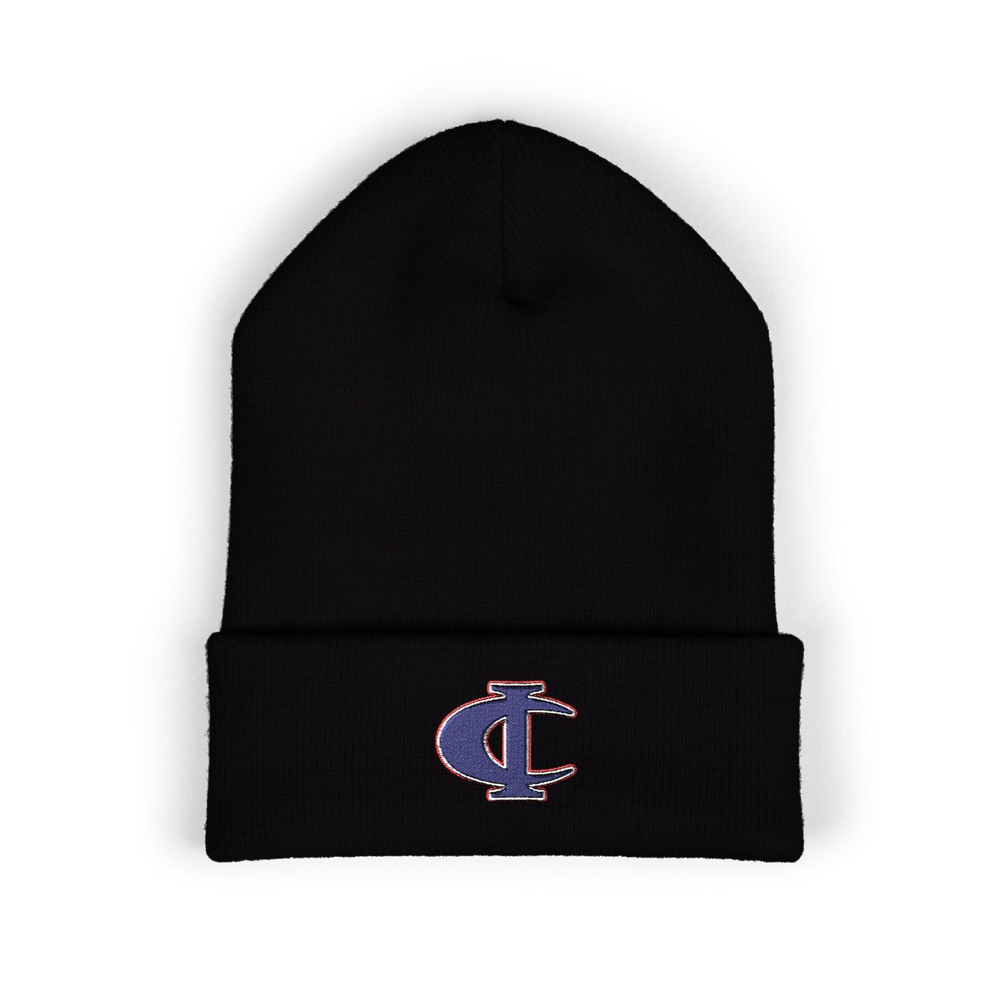 C-I Embroidered Classic Cuffed Beanie