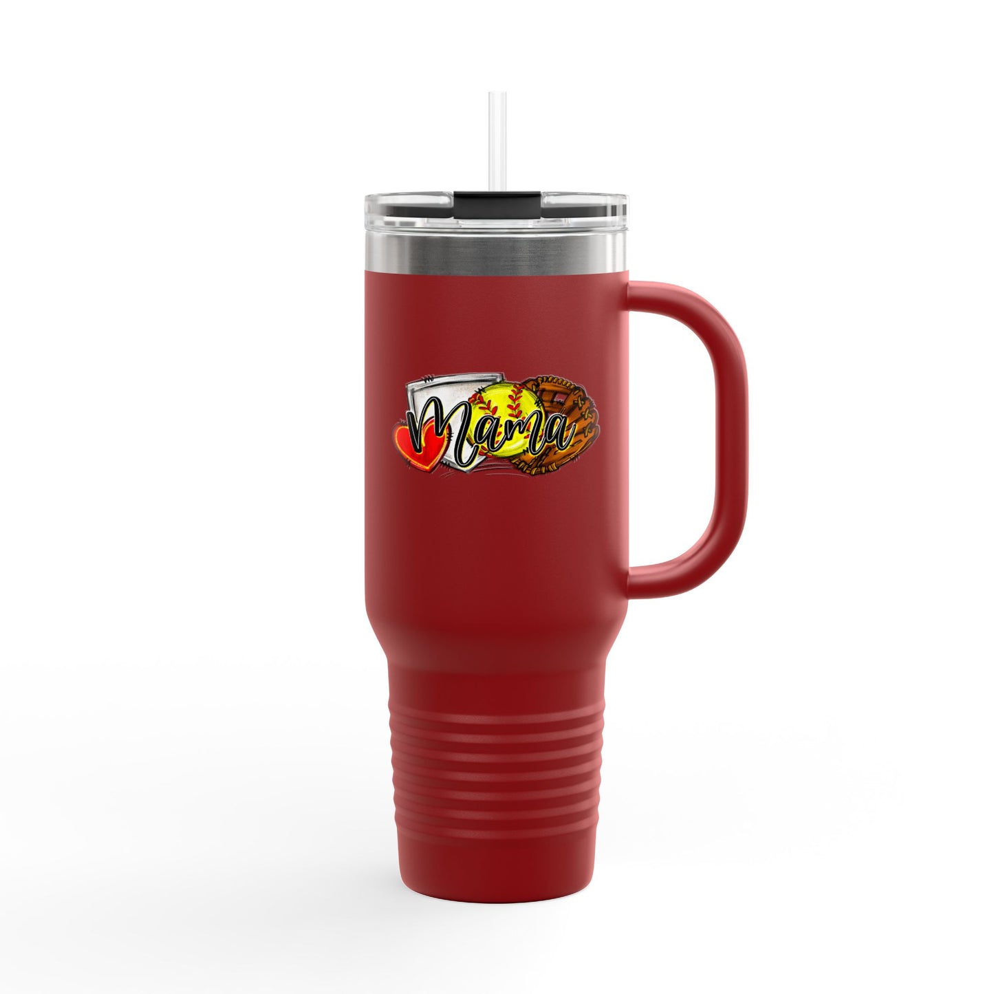 Softball Insulated Travel Mug - 40oz