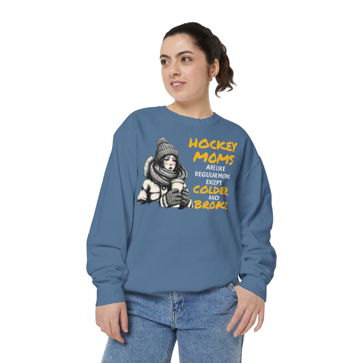 Hockey Mom Oversized Sweatshirt