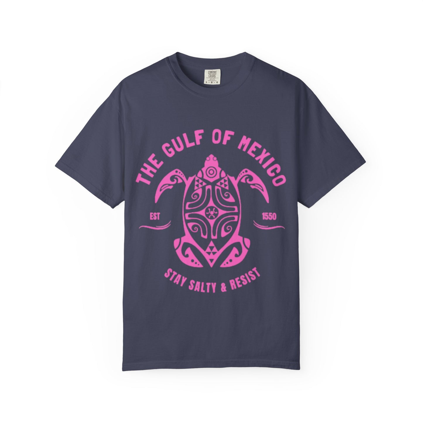 Gulf of Mexico Graphic T-Shirt (PinkText)
