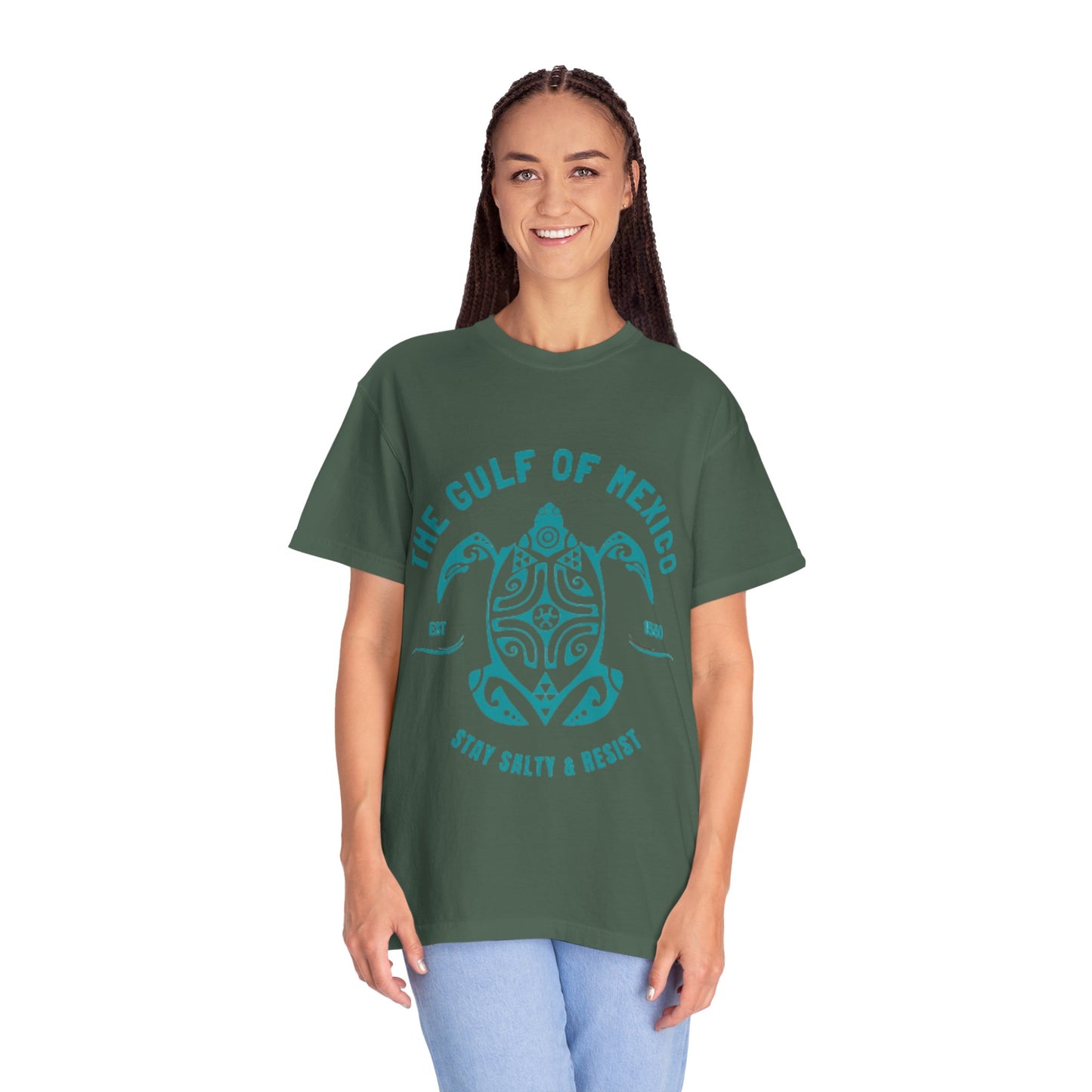 Gulf of Mexico Graphic T-Shirt (Teal Text)