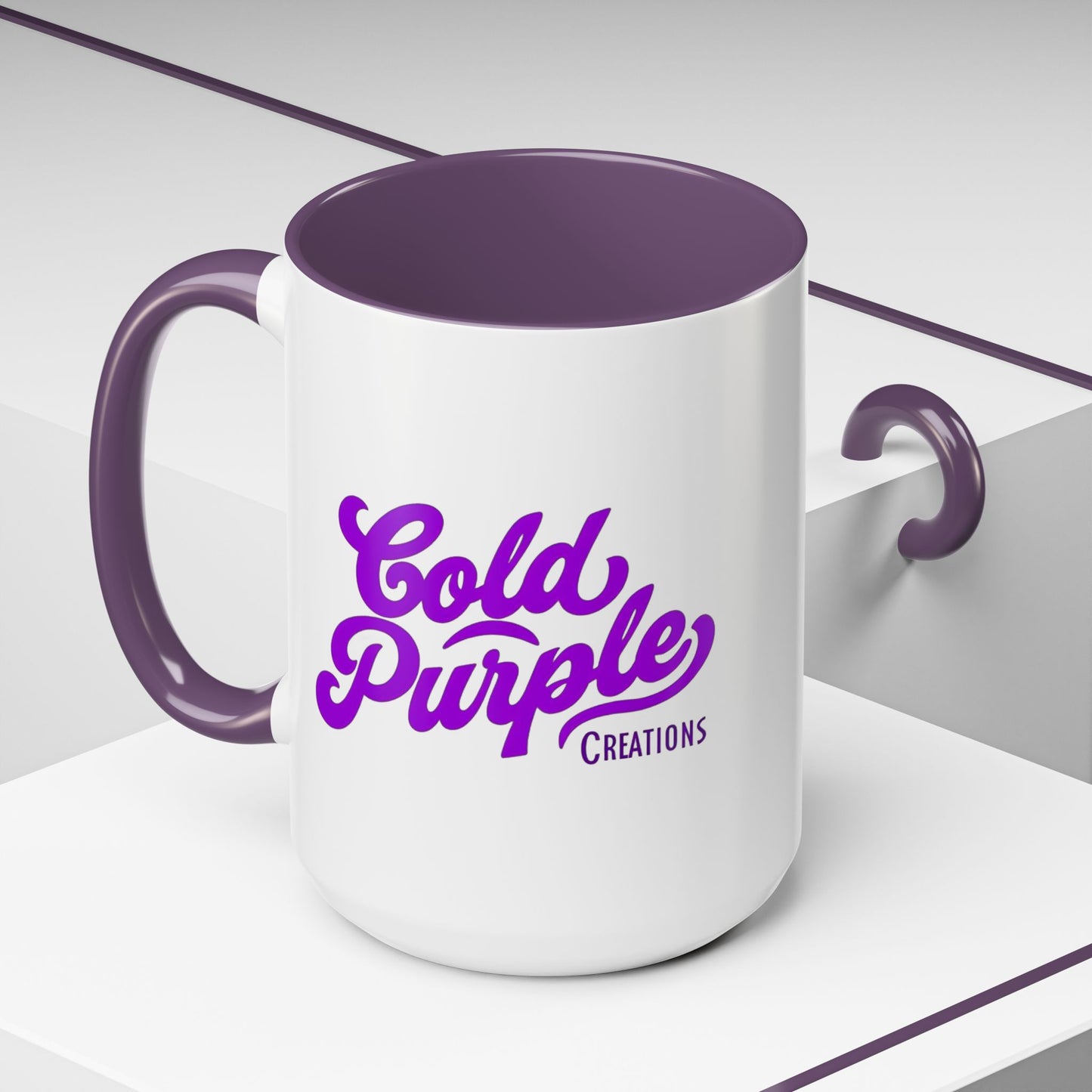 Cold Purple Coffee Mug
