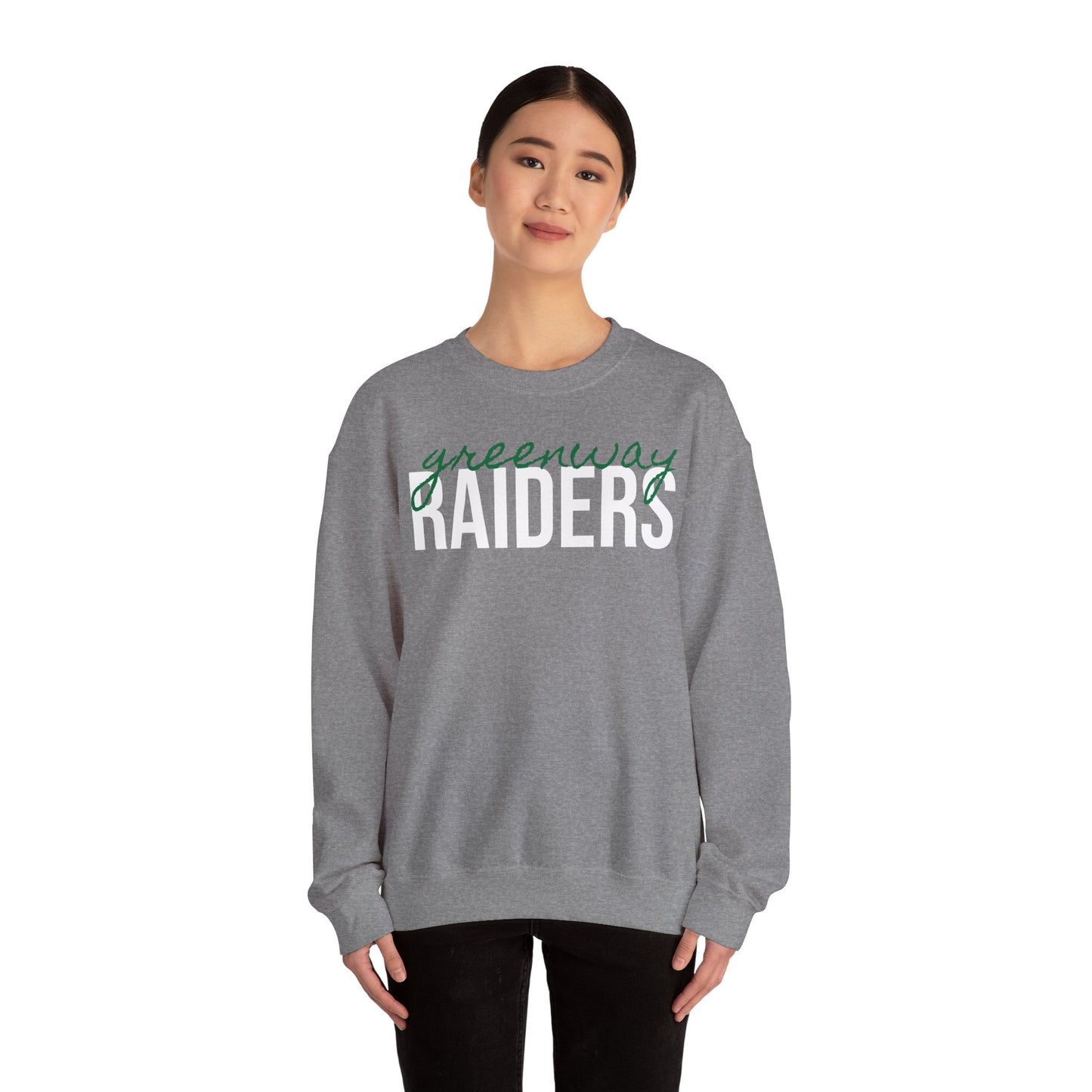 Greenway Raiders - High School Crew Neck Sweatshirt