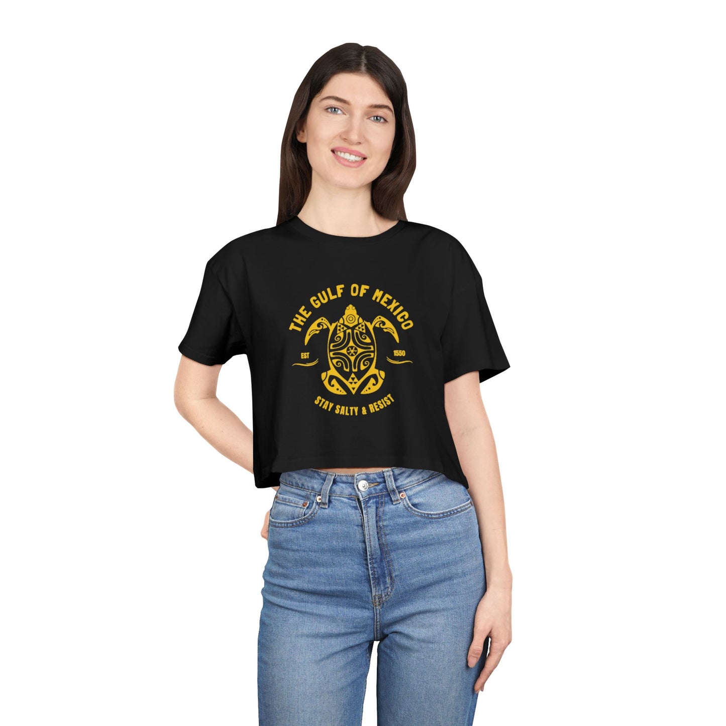 Gulf of Mexico Women's CROP TEE