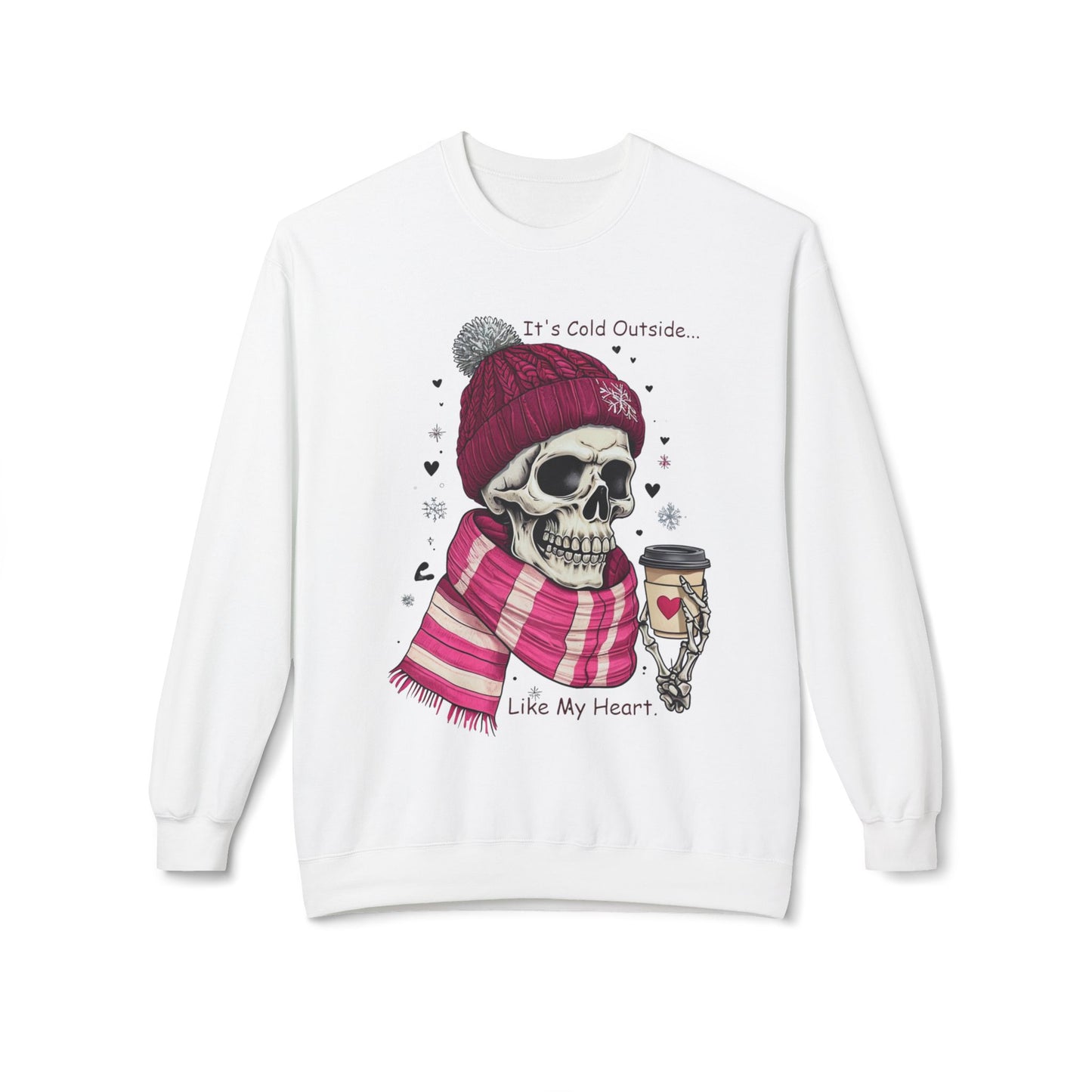 Cold Heart Crewneck - Unisex Midweight Softstyle Fleece Crewneck Sweatshirt