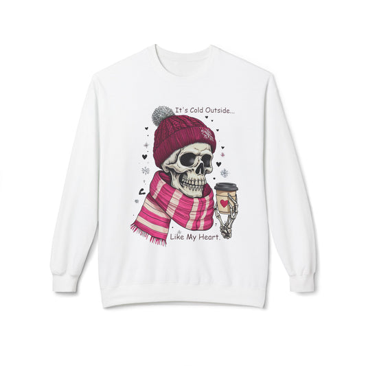 Cold Heart Crewneck - Unisex Midweight Softstyle Fleece Crewneck Sweatshirt