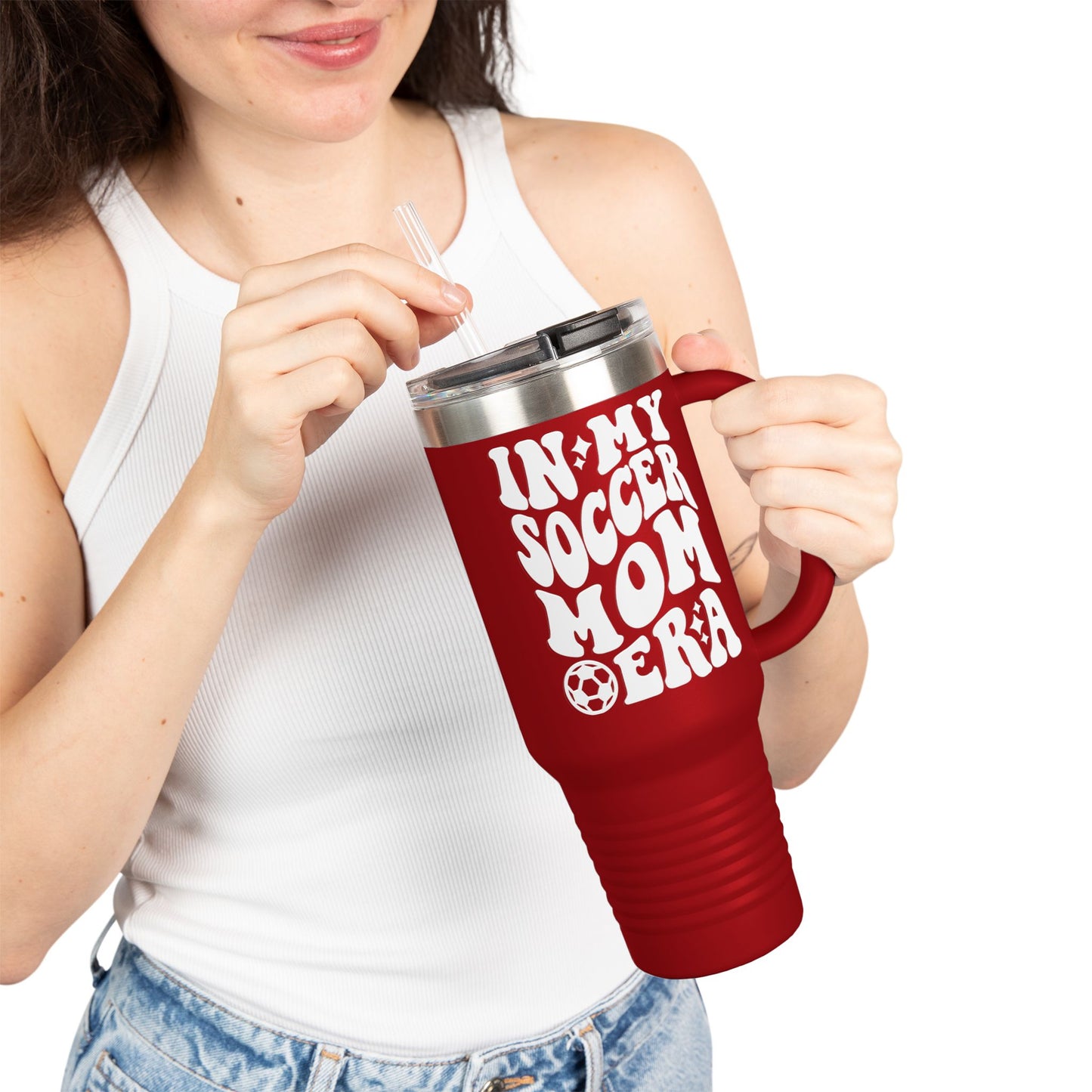 Soccer Mom Era Insulated Travel Mug - 40oz