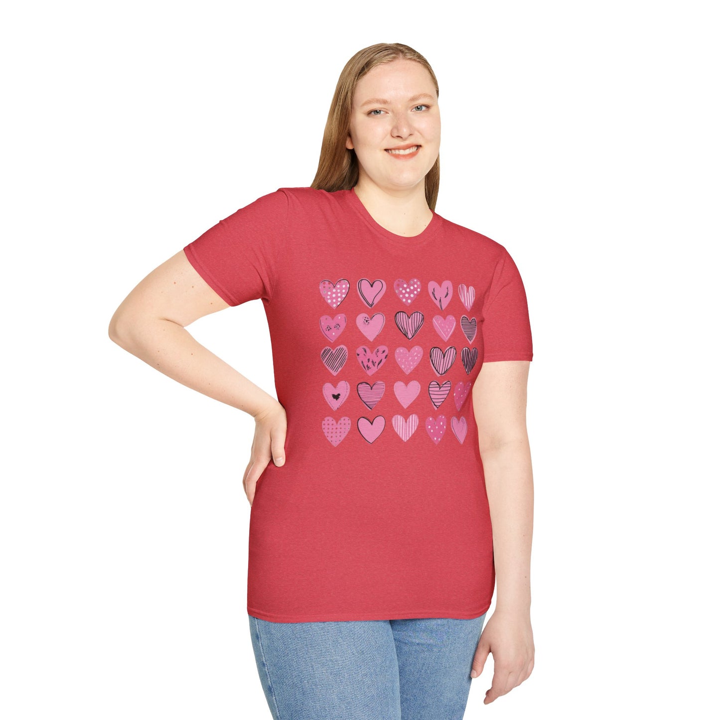Hearts - Unisex Softstyle T-Shirt