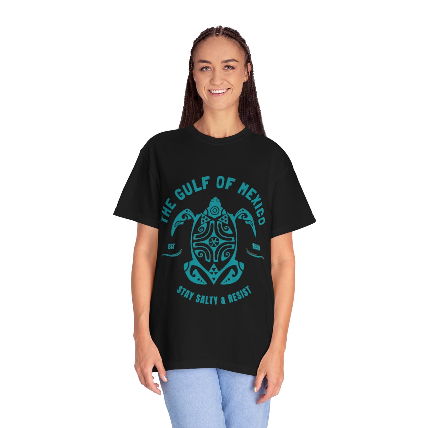 Gulf of Mexico Graphic T-Shirt (Teal Text)