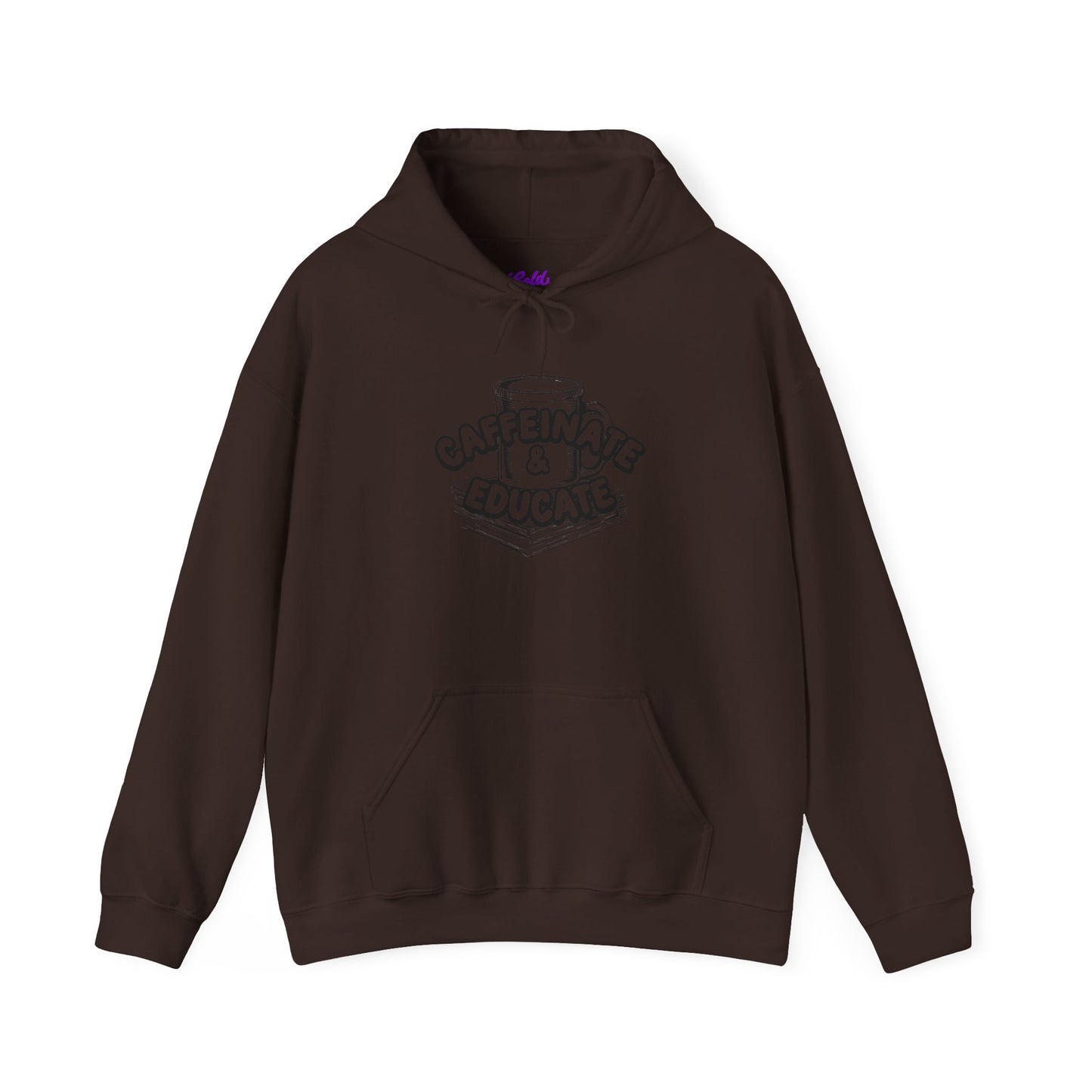 Caffeinate & Educate Unisex Heavy Blend™ Hooded Sweatshirt
