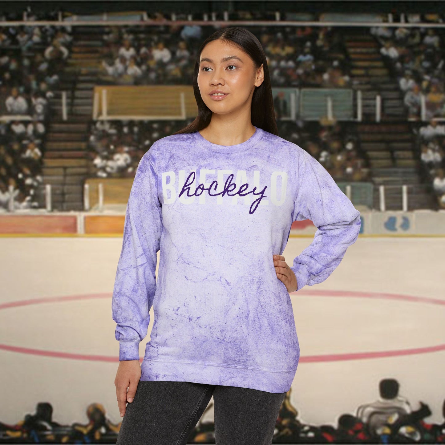 Central MN (1) High School Hockey - Tie Dye Sweatshirt