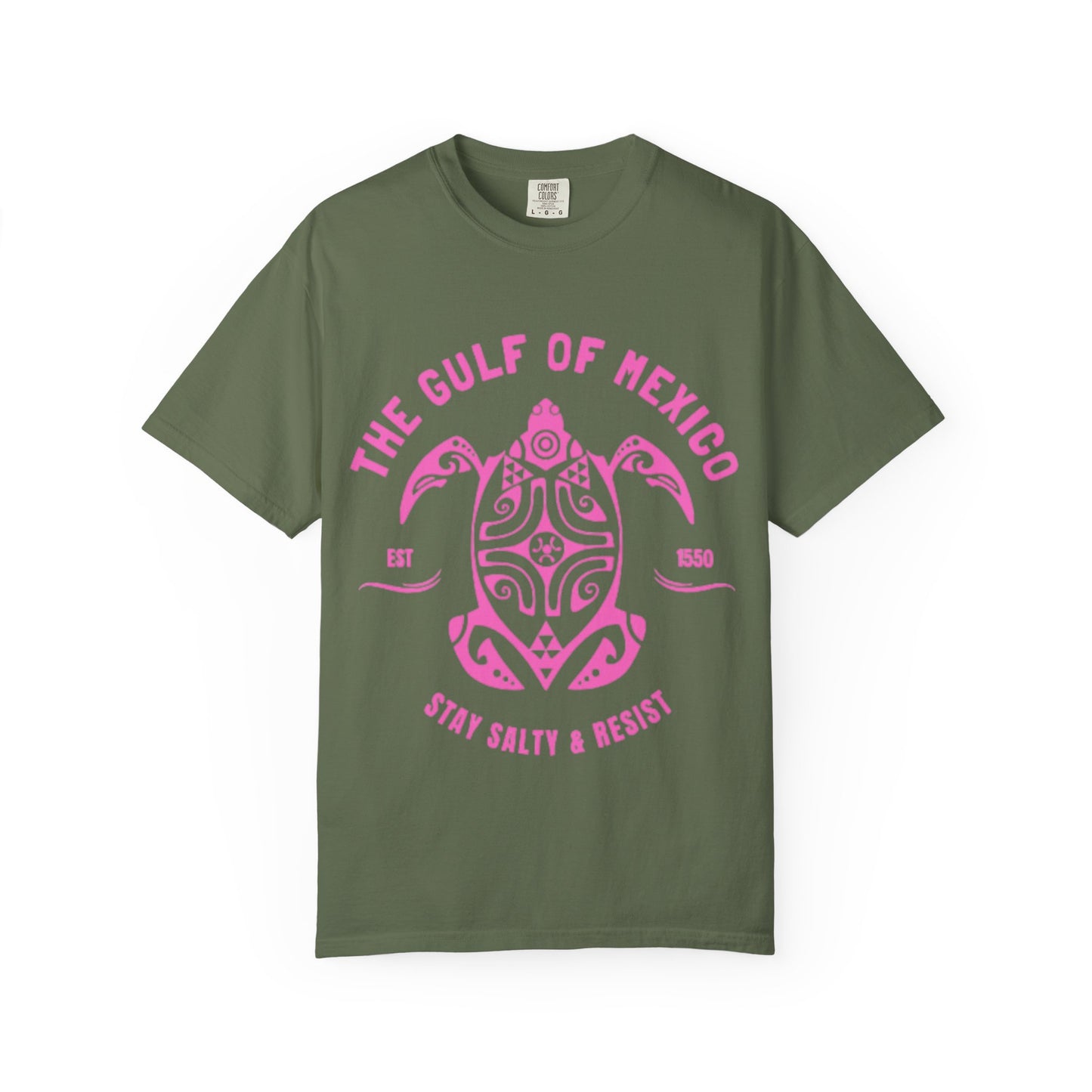 Gulf of Mexico Graphic T-Shirt (PinkText)