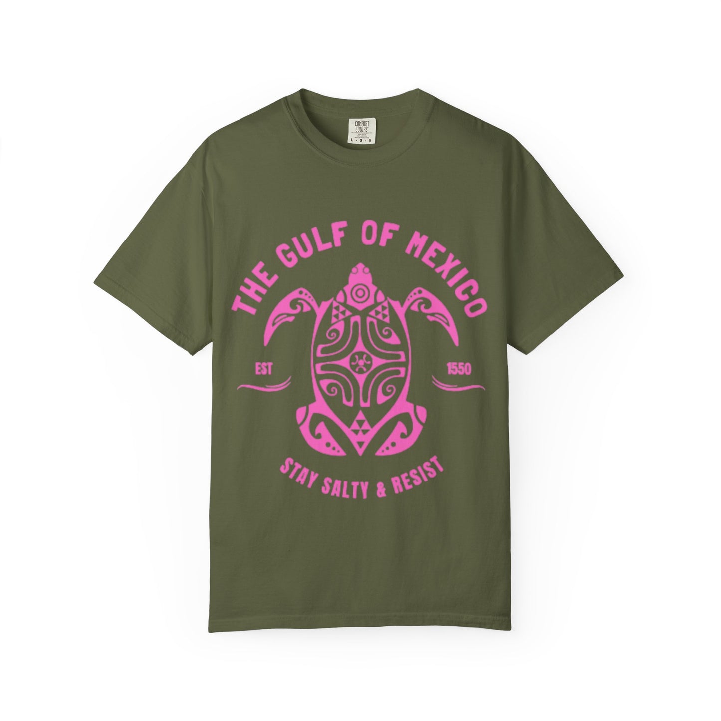 Gulf of Mexico Graphic T-Shirt (PinkText)