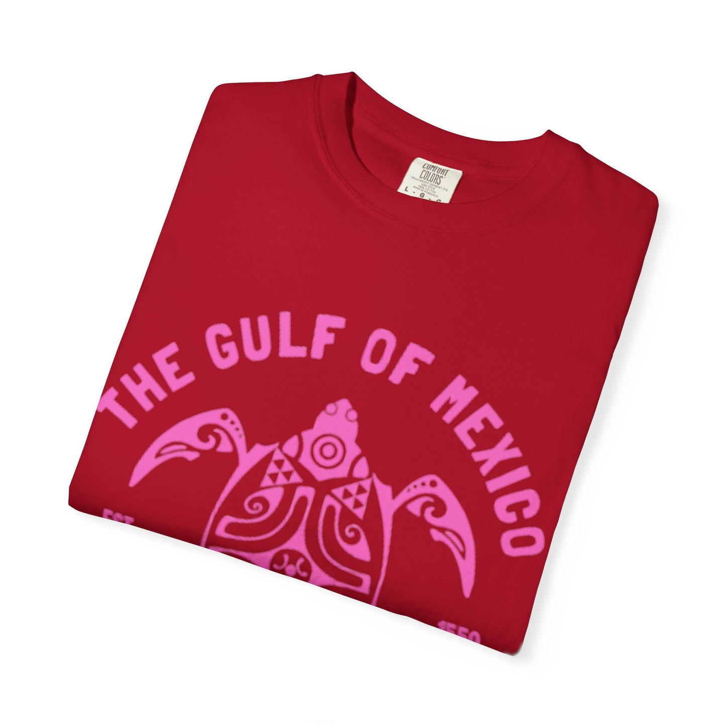 Gulf of Mexico Graphic T-Shirt (PinkText)