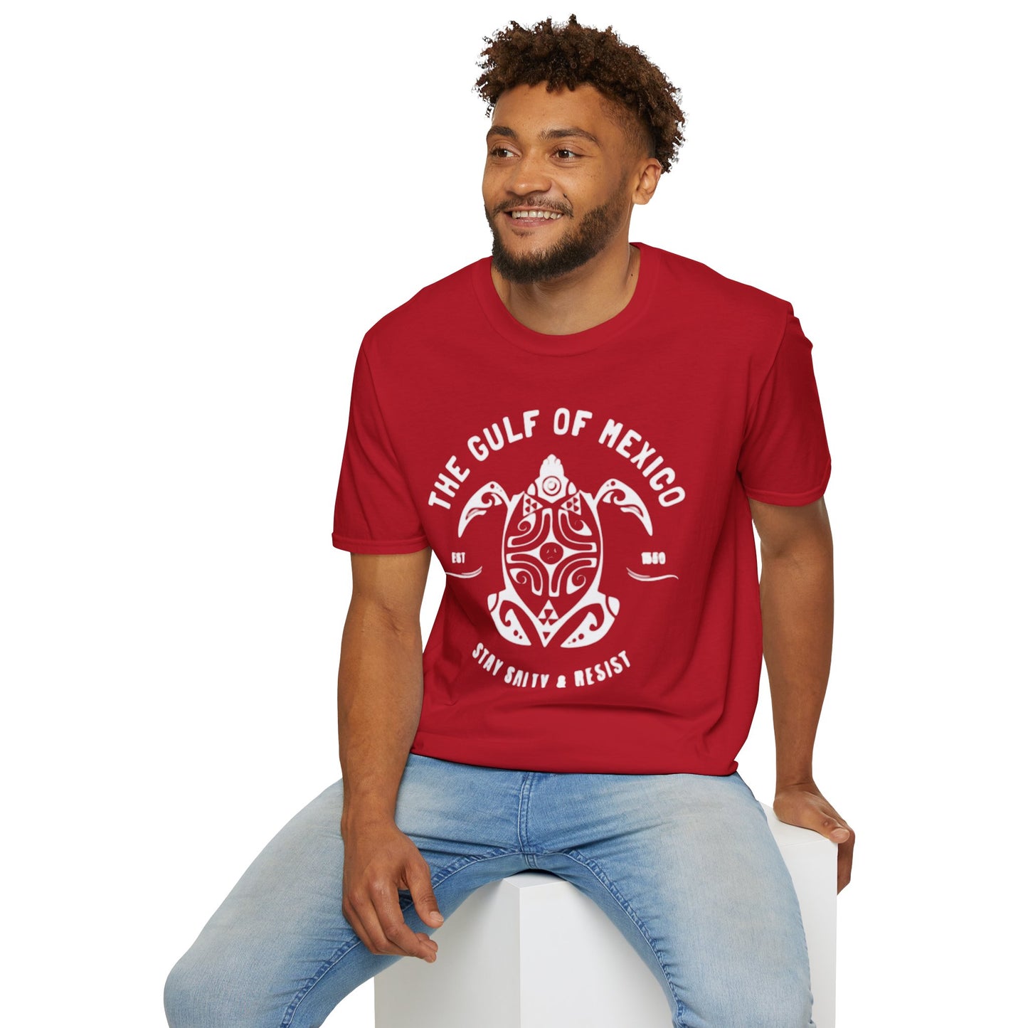 Gulf of Mexico T-Shirt (Unisex - Red, White, Blue)