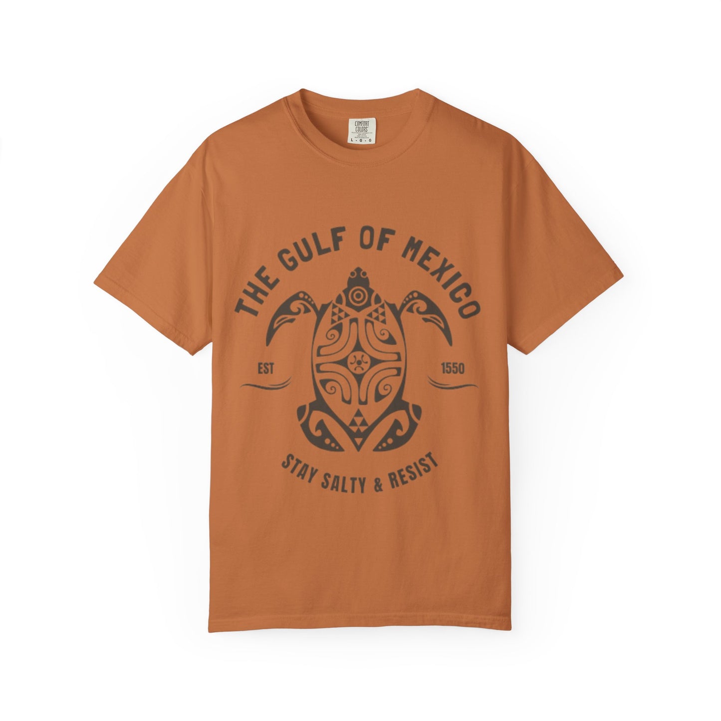 Gulf of Mexico Graphic T-Shirt (Brown Text)