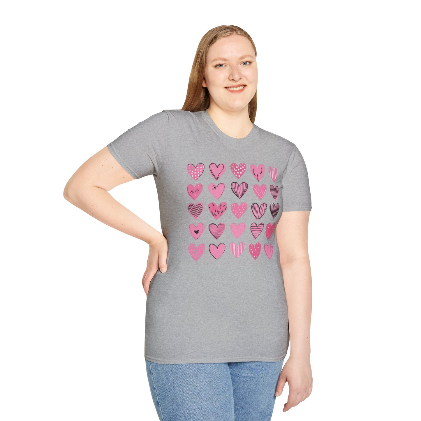 Hearts - Unisex Softstyle T-Shirt