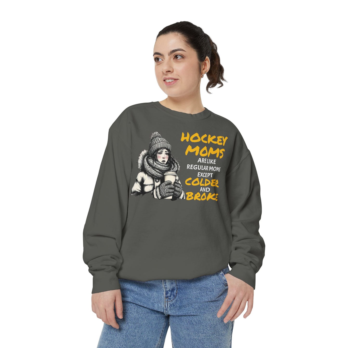 Hockey Mom Oversized Sweatshirt