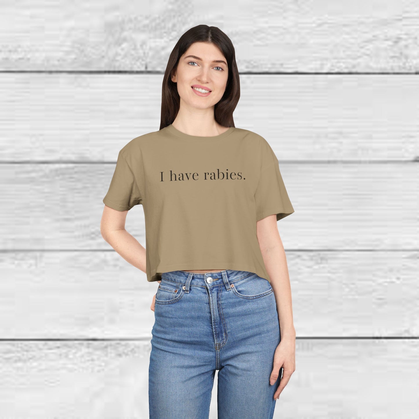 Raccoon Crop Tee