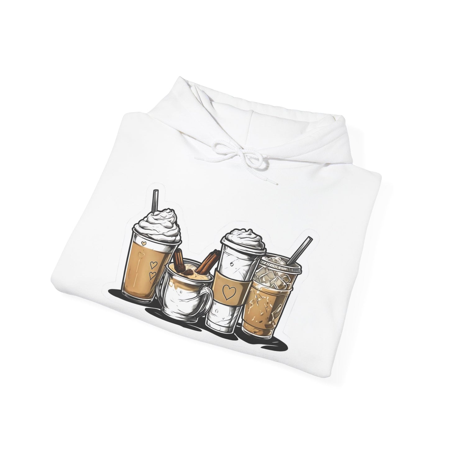 Coffee, Coffee, Coffee, Coffee Hooded Sweatshirt