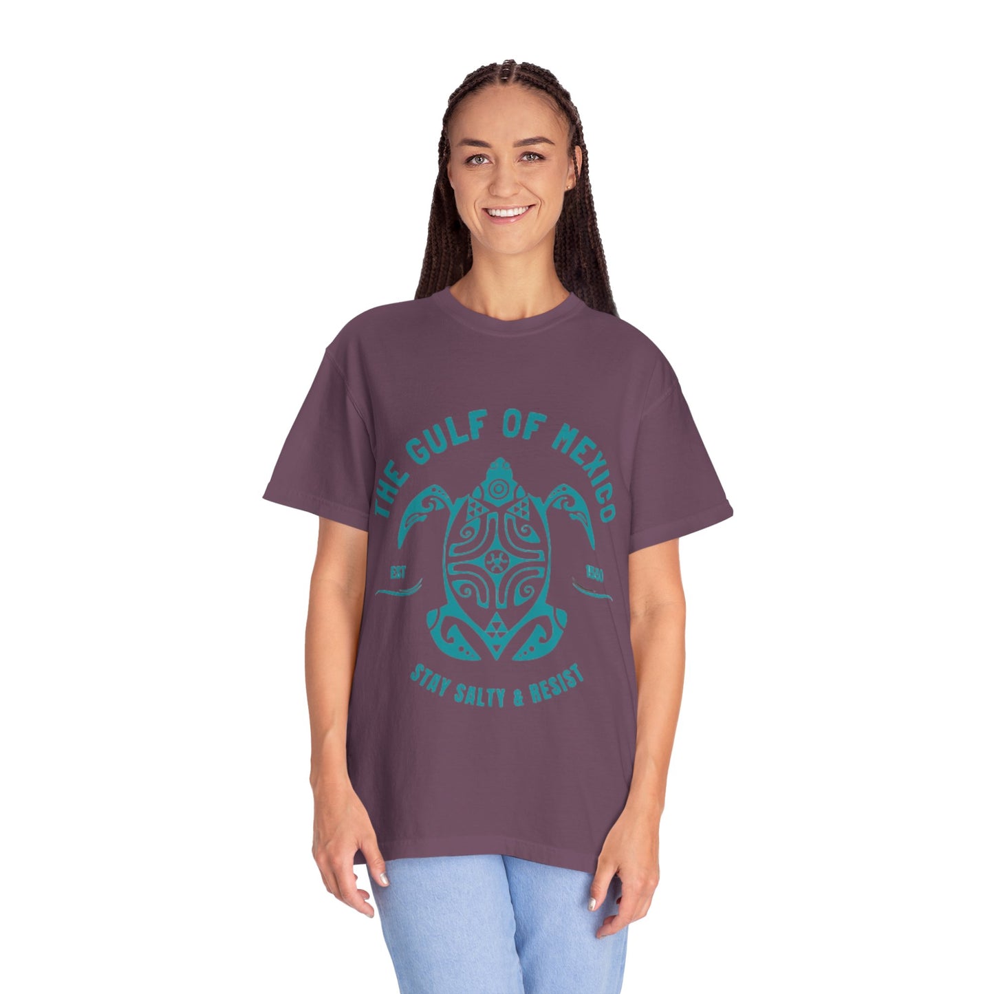 Gulf of Mexico Graphic T-Shirt (Teal Text)
