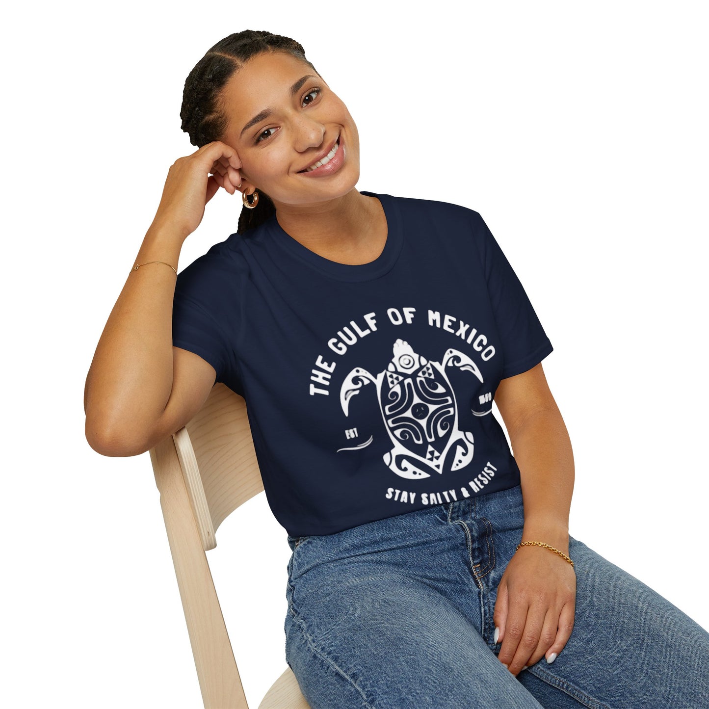 Gulf of Mexico T-Shirt (Unisex - Red, White, Blue)