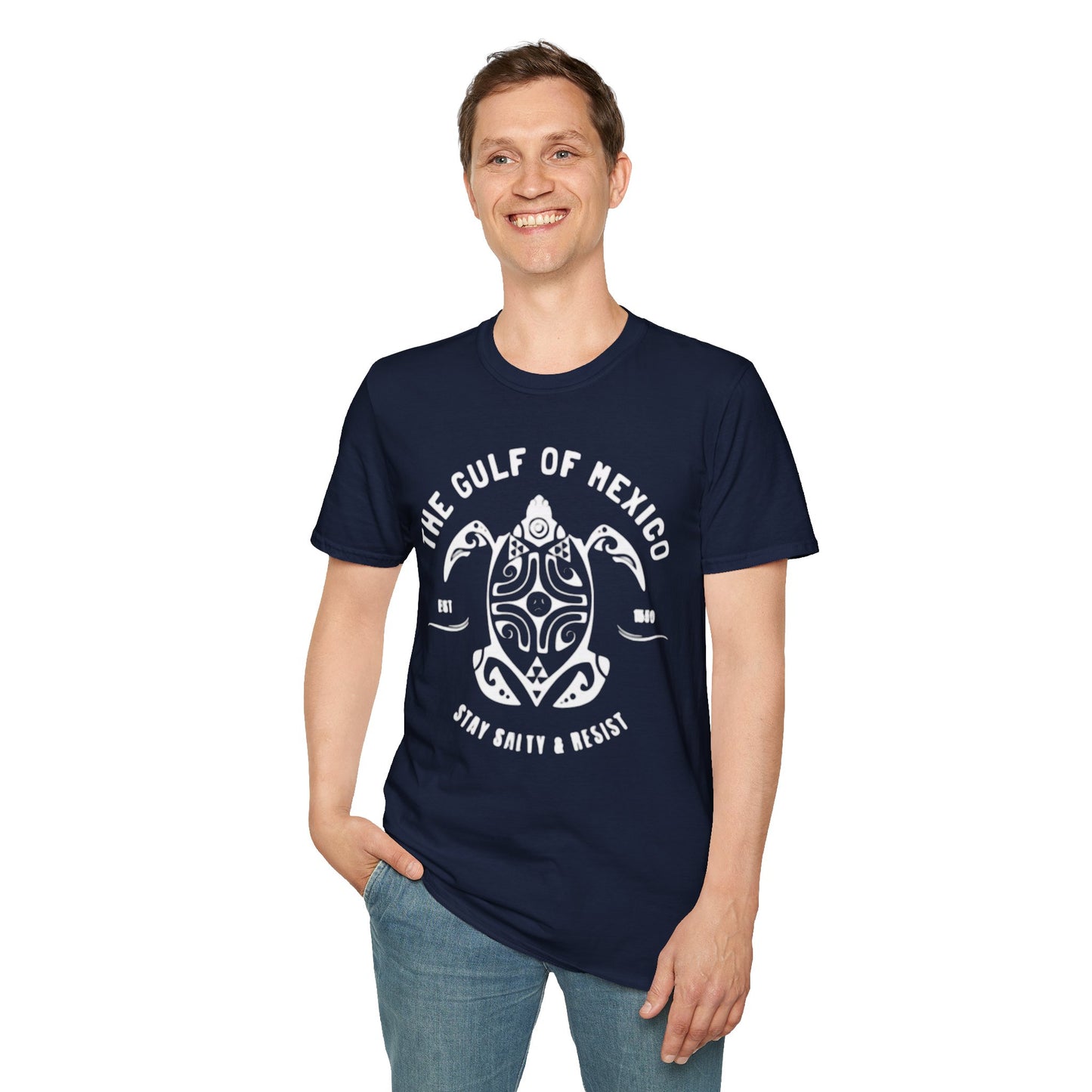 Gulf of Mexico T-Shirt (Unisex - Red, White, Blue)