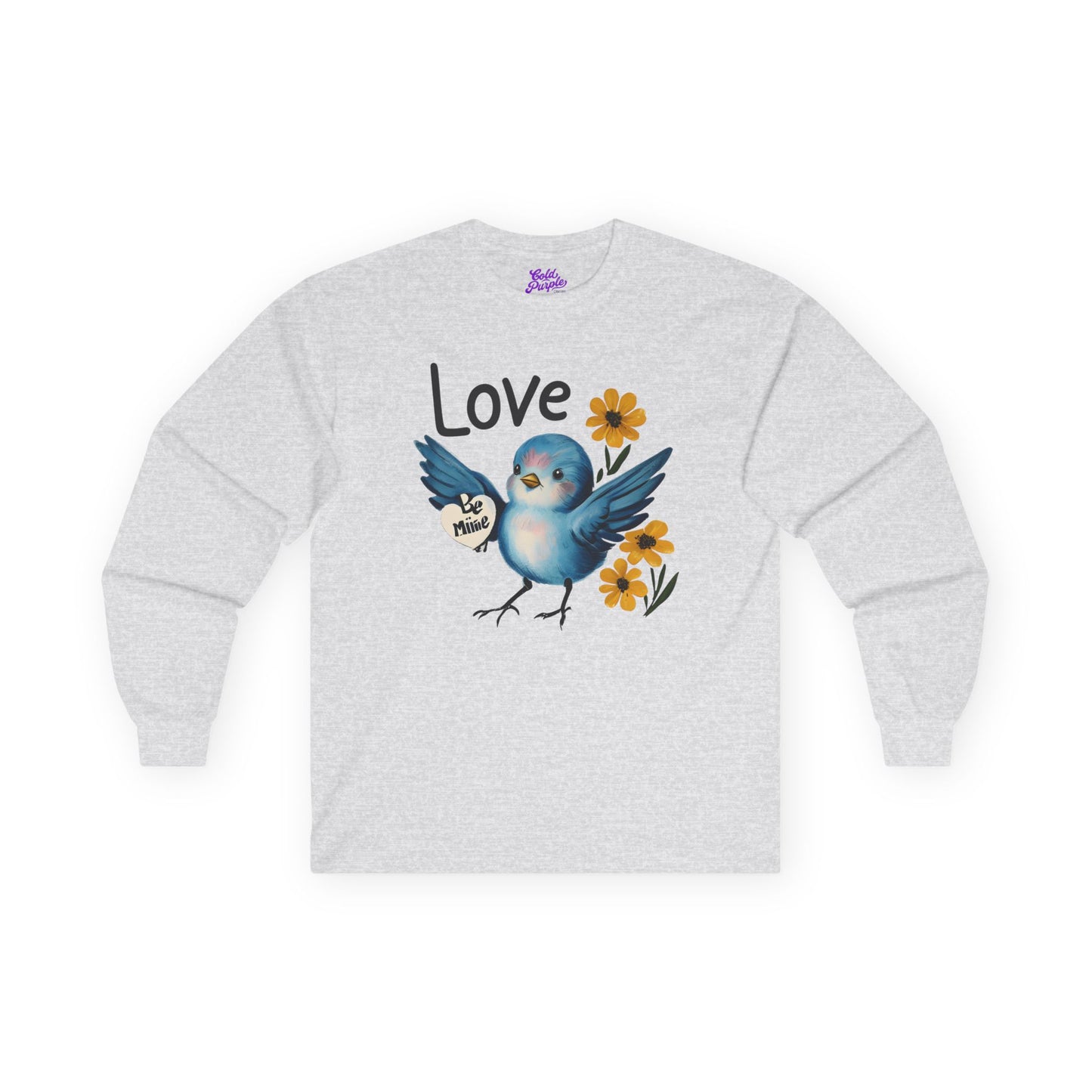Blue Bird Valentine - Unisex Ultra Cotton Long Sleeve Tee