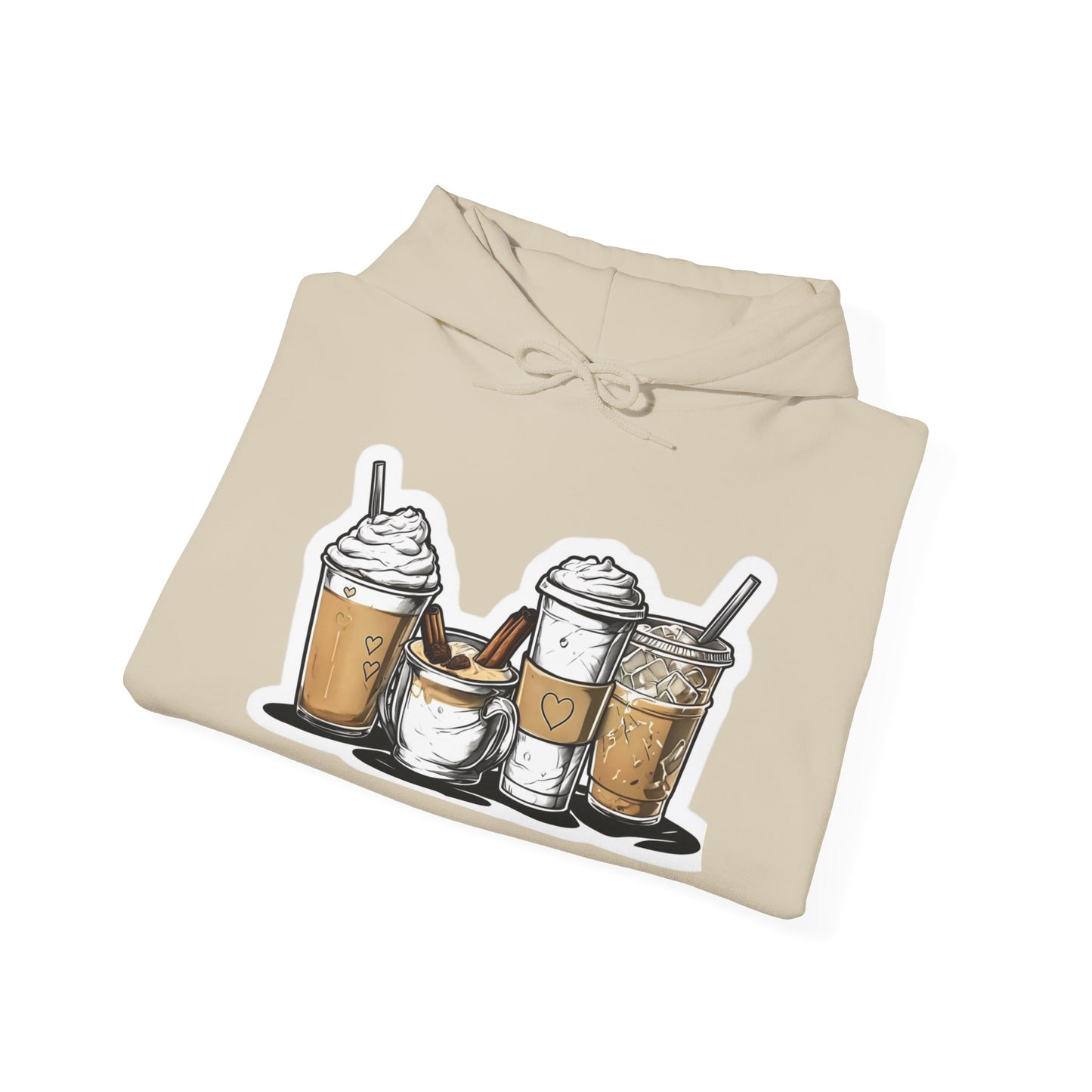 Coffee, Coffee, Coffee, Coffee Hooded Sweatshirt