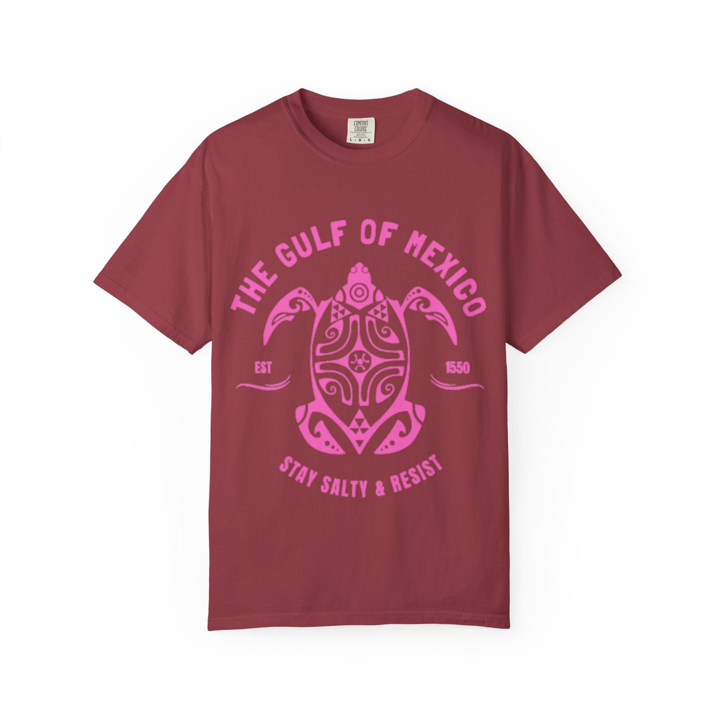 Gulf of Mexico Graphic T-Shirt (PinkText)
