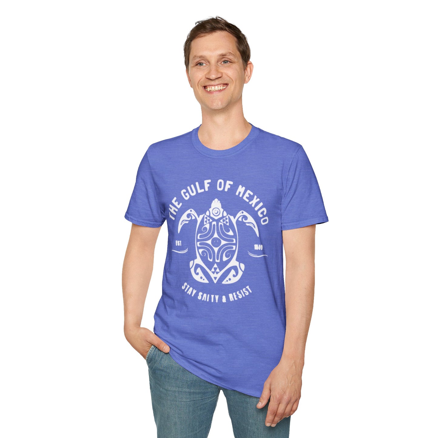 Gulf of Mexico T-Shirt (Unisex - Red, White, Blue)