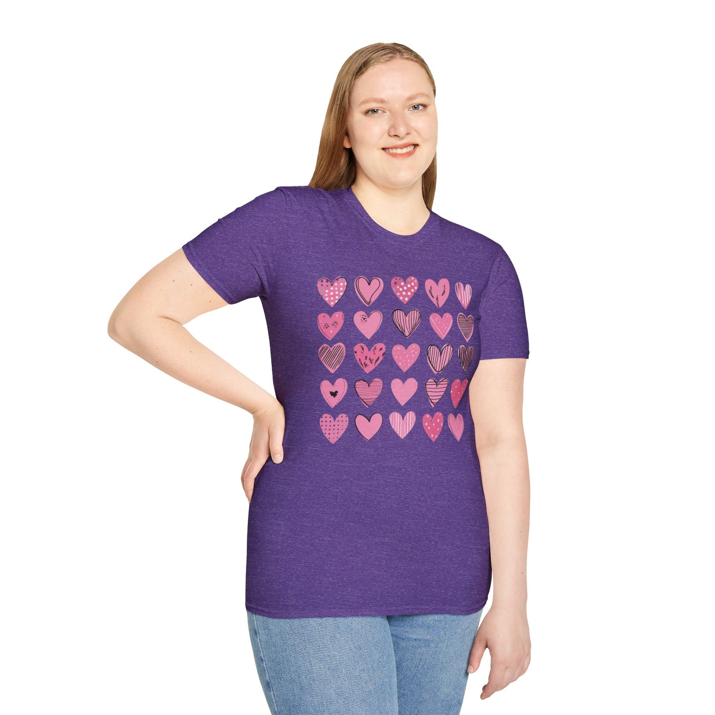 Hearts - Unisex Softstyle T-Shirt