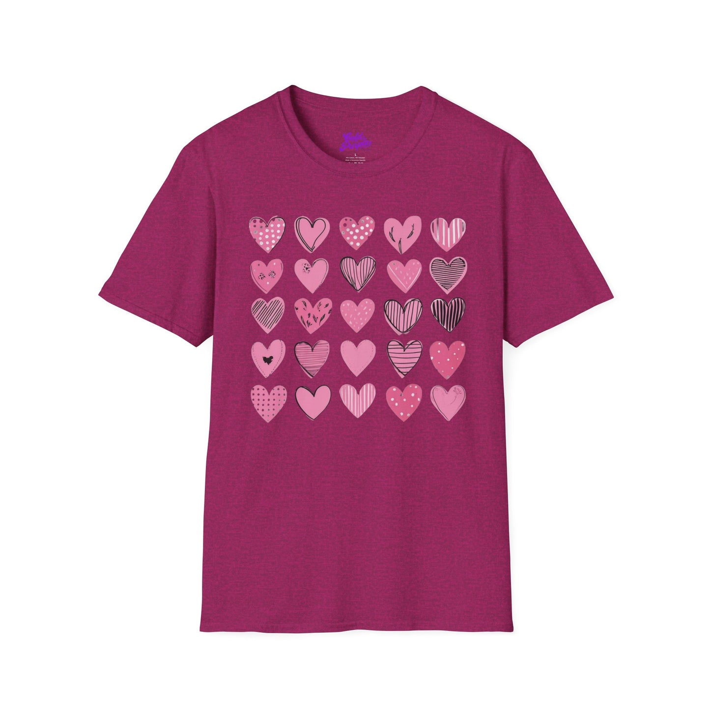 Hearts - Unisex Softstyle T-Shirt