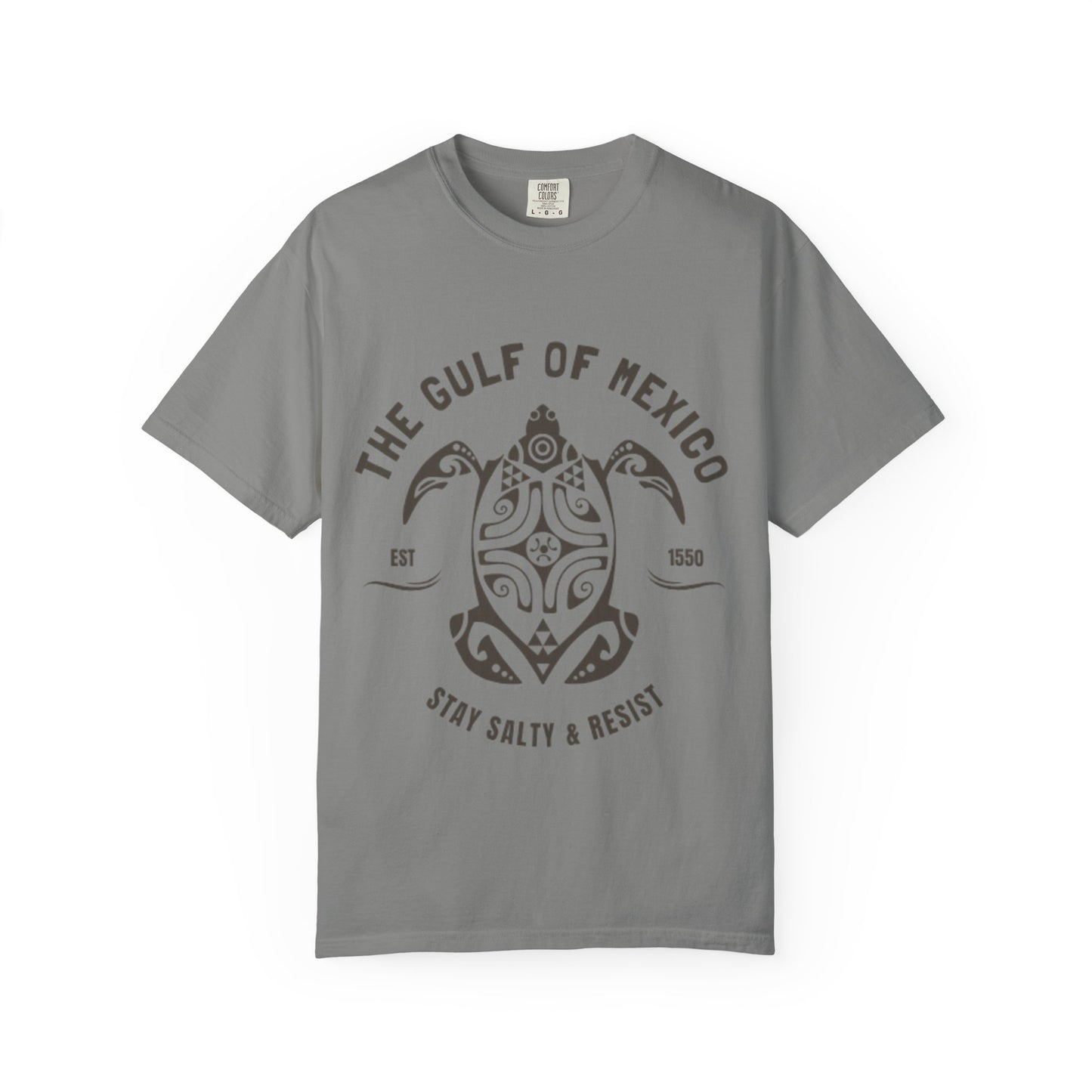 Gulf of Mexico Graphic T-Shirt (Brown Text)
