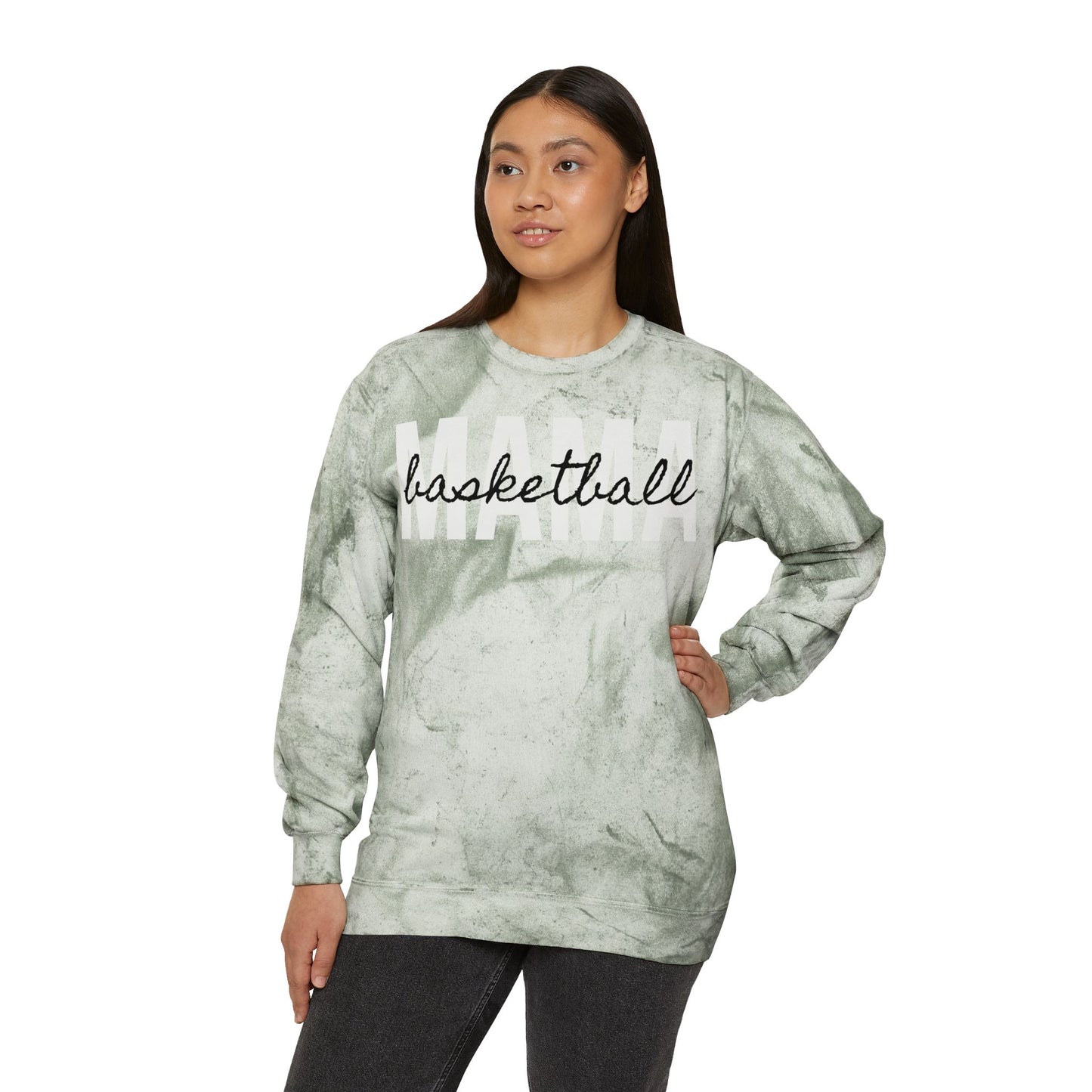 Basketball Mama Tie Dye Sweatshirt