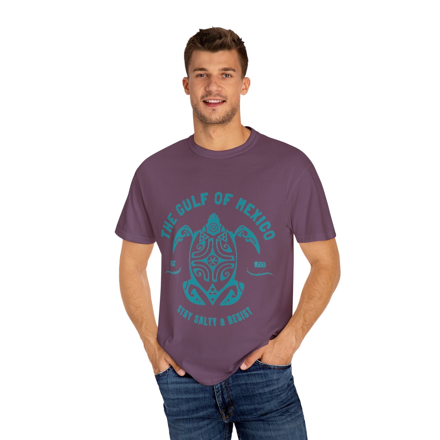 Gulf of Mexico Graphic T-Shirt (Teal Text)